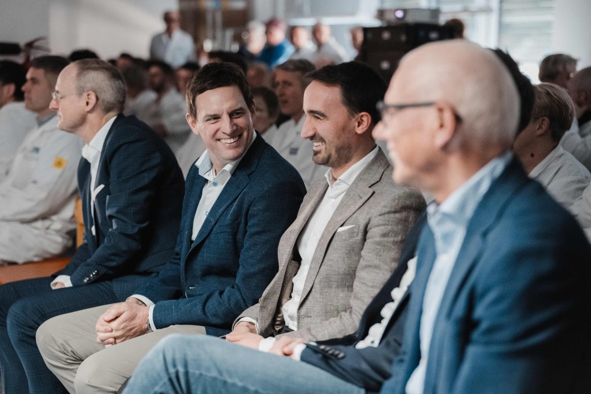 Mitarbeiter-Veranstaltung Heicks Übernahme